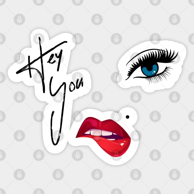 An irresistible glam girl Sticker by RomArte